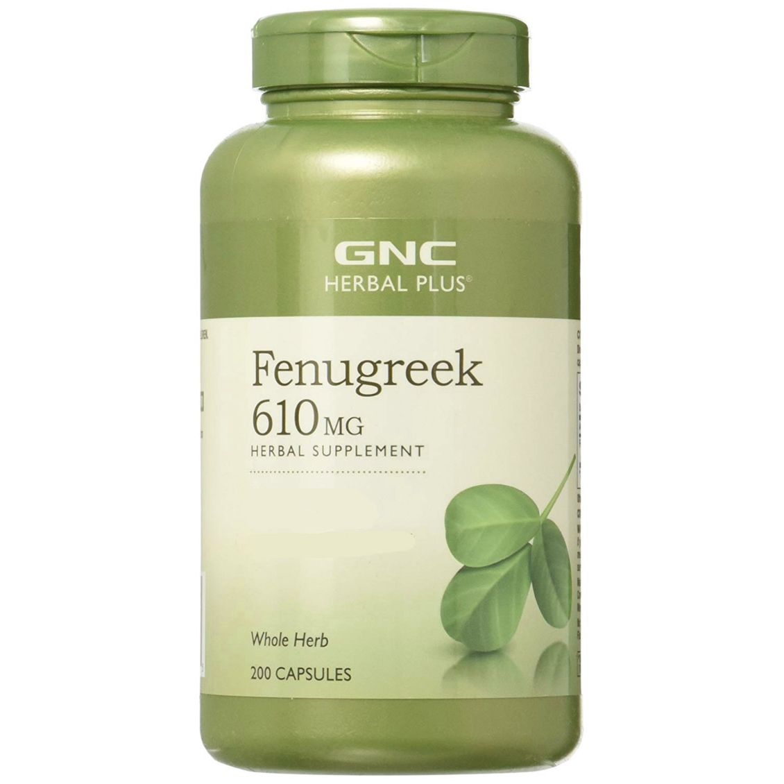 GNC Herbal Plus Fenugreek 610 MG 200 capsules JZB Health Shop